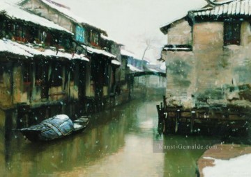  landschaft - Wasser Städte Schneien Tage Shanshui chinesische Landschaft